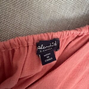 Splendid Peach Blouse - X-Small